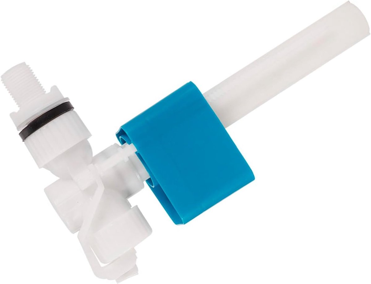 inlaatklep 1,27 cm (1/2 inch) voor wc-tanks, messing horizontale inlaatventiel, goede afdichting voor zijdelingse inlaat-toiletbakken