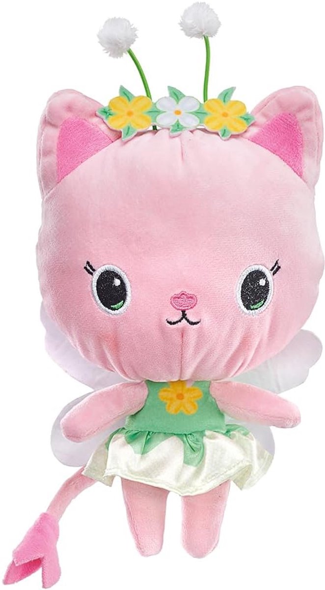 Spiele 42787 Gabby's Dollhouse, Kitty Fee, pluche figuur, 22 cm, normaal