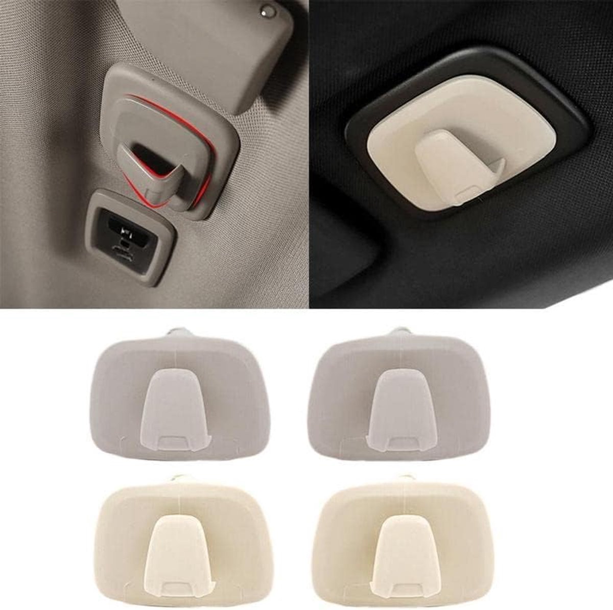 ​Auto-ophanghaken achterbank voor vol-vo XC40 XC60 18-20, XC90 V90 S90 16-20 T2V9 (grijs 2 stuks)