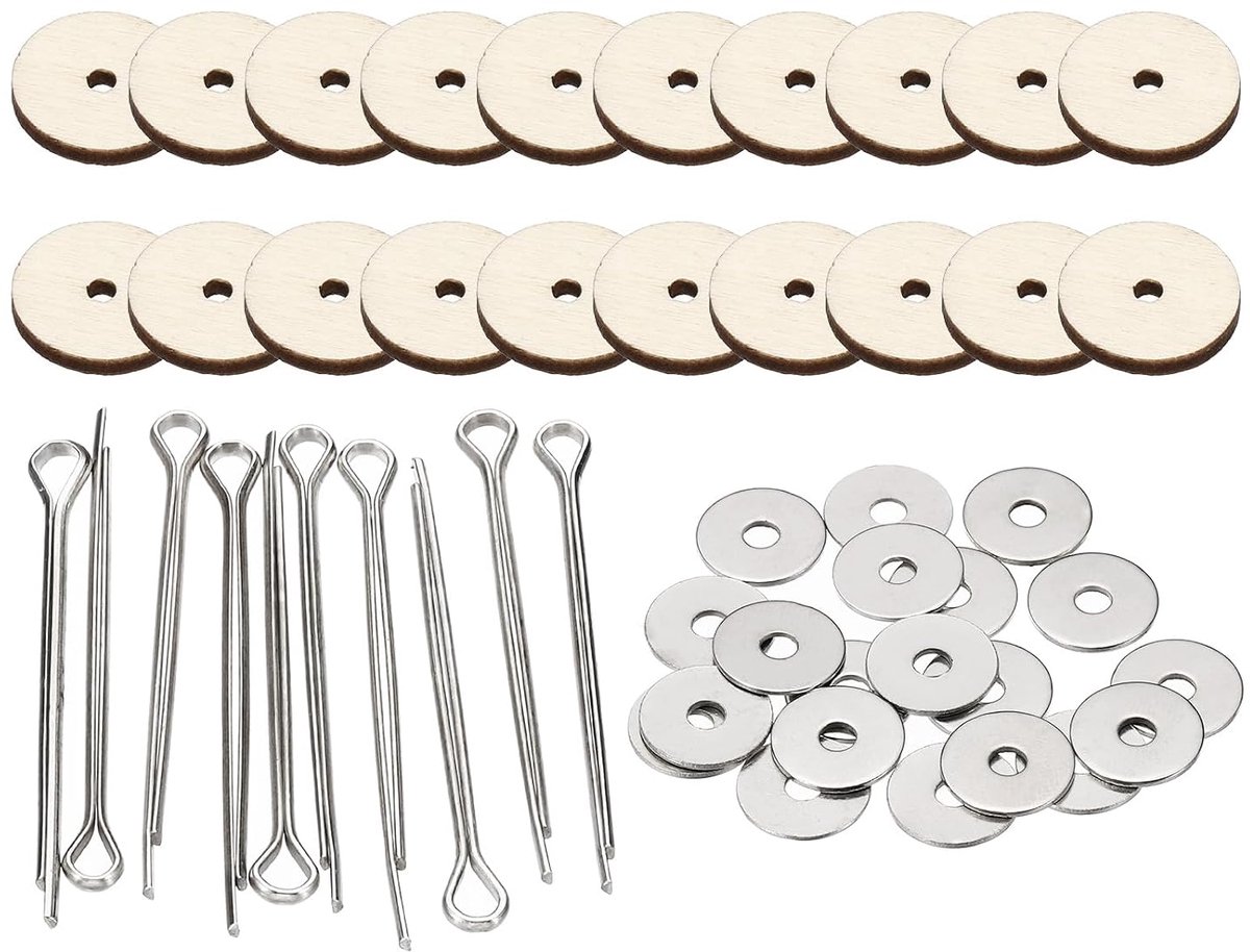 16mm poppengewrichten, set van 10 verwijderbare klikverbindingen en vezelplaatbakje voor het maken van beerpoten, hoofdgewrichten, DIY-knutselaccessoires