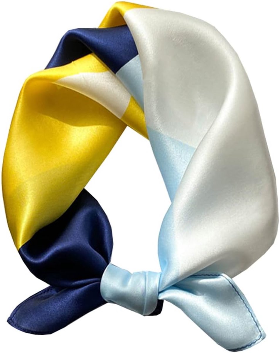 Zijden sjaal dames halsdoeken zijden doek sjaals zijden sjaal sjaal bandana zakdoek aanzet pols hoofddoeken
