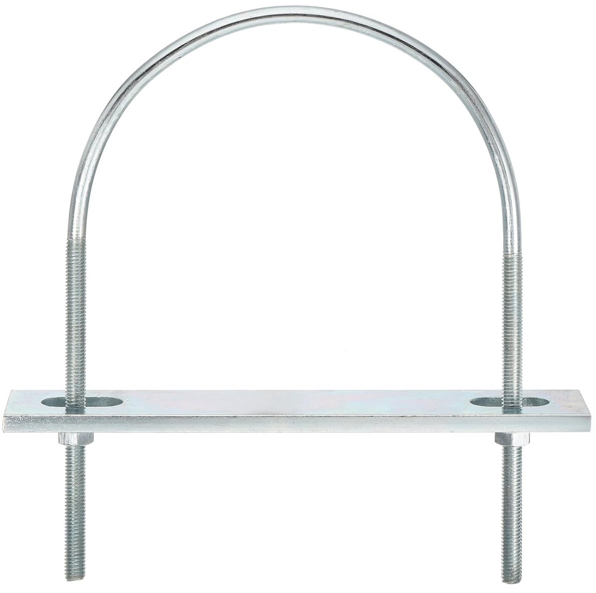 U-bouten, 4 sets 116 mm binnenbreedte 163 mm lengte M6 U-bouten van verzinkt koolstofstaal met moeren en platen, voor bootaanhangers