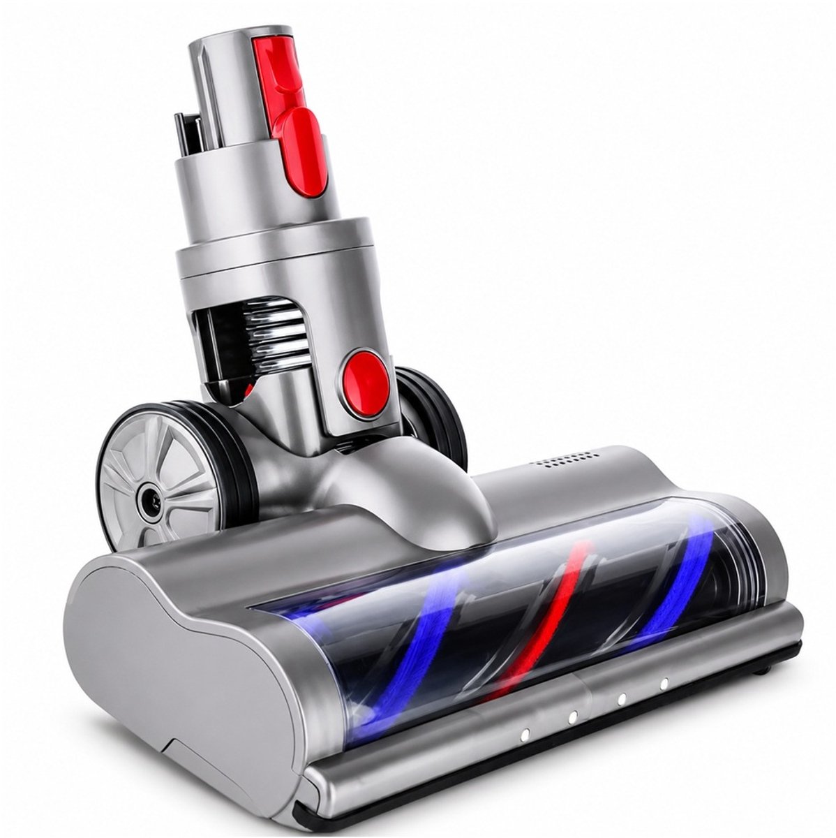 Zuigmond Geschikt voor Dyson V15, V11, V10, V8 & V7 Steelstofzuiger – Gemotoriseerde Turboborstel – Vloerzuigmond met 4 LED-lampen – Stofzuigeraccessoires