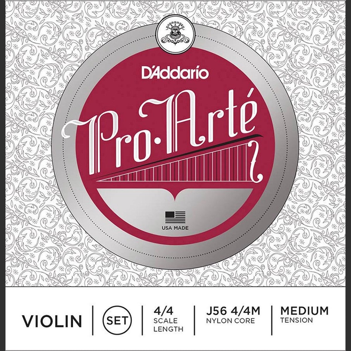 D'Addario J56-44M violin string set 4/4, medium