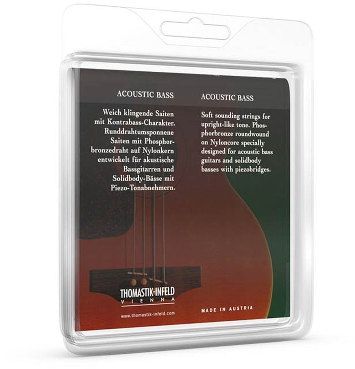 Thomastik Infeld THAB-344 snaren set acoustic bass, phosphor bronze, longscale, 041-053-068-086