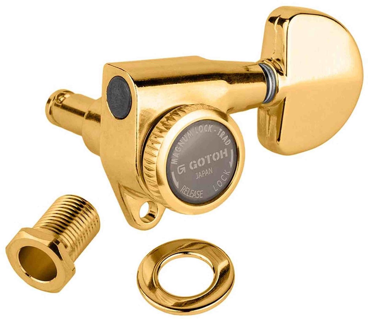 Gotoh GTH13475 SG301 stemmechanieken met Magnum Lock Trad and 20 knoppen, 3L3R, goud
