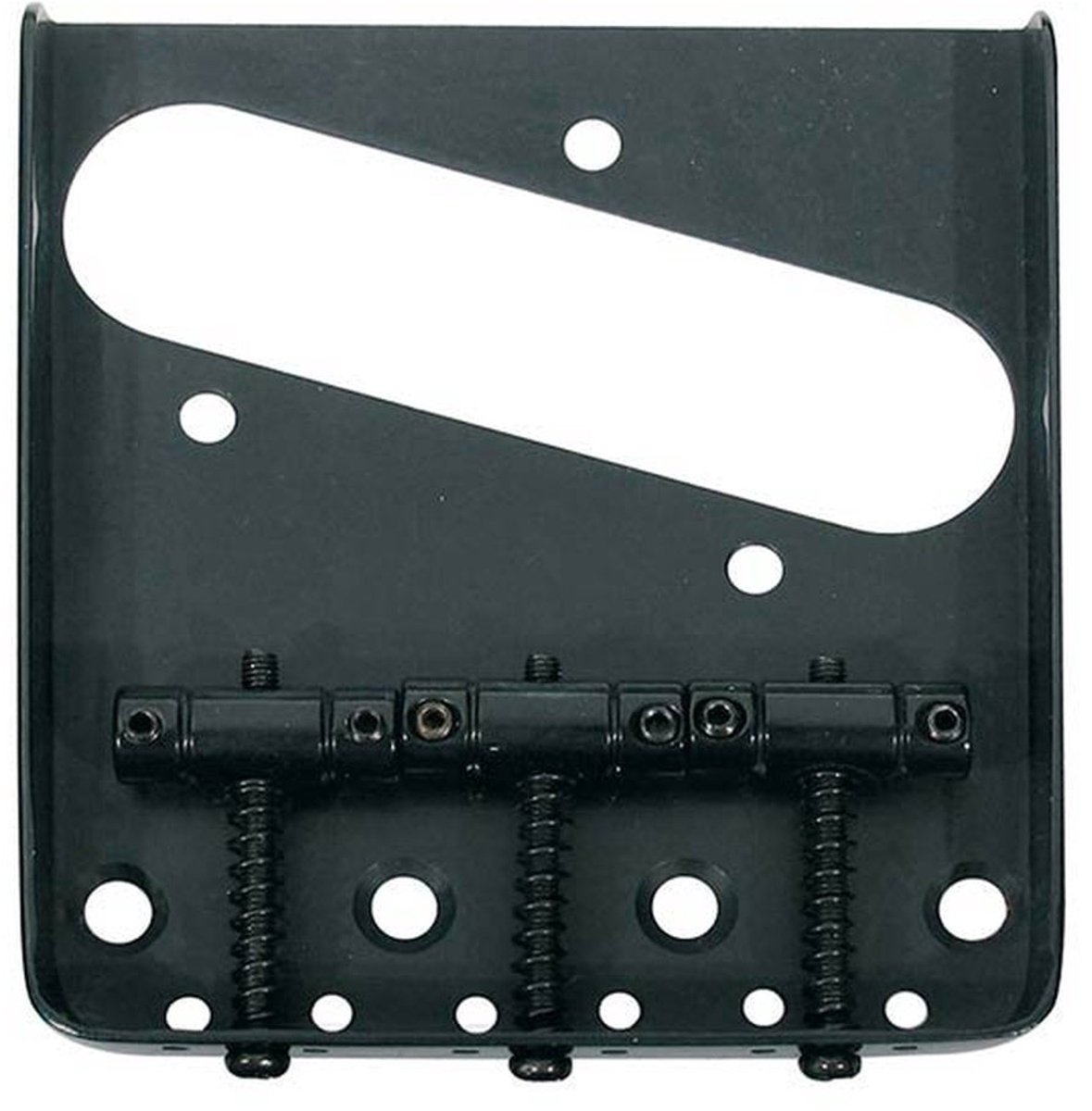 Boston T-32-B Brugstaartstuk met Teaser Tray en Grooved Saddles - Zwart