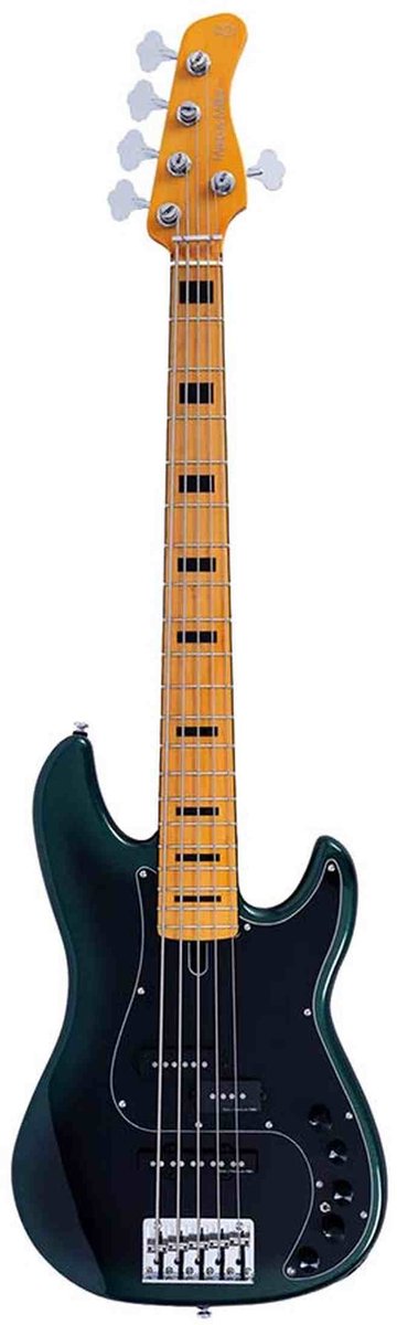 Sire P7N A5/DF Marcus Miller 5-snarige Actieve PJ Basgitaar Dark Forest met Elzen Body en Heritage-3 Preamp