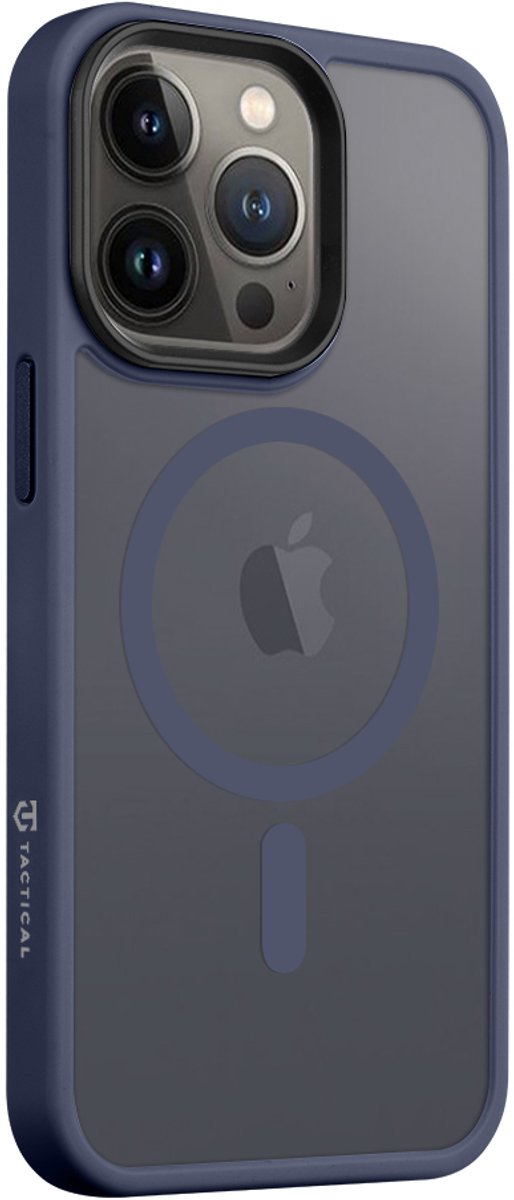 Tactical MagForce hoesje - Geschikt voor iPhone 13 Pro - Deep Blue