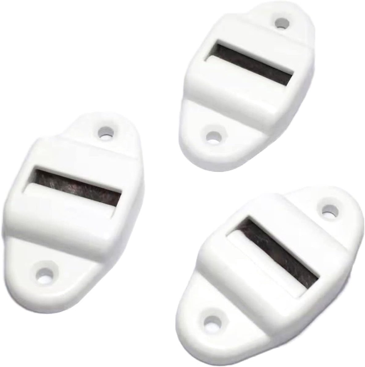 Riemgeleiding, 8 stuks, rolsluiting, 23 mm, riemgeleiding voor rolsluiting met borstelafdichting