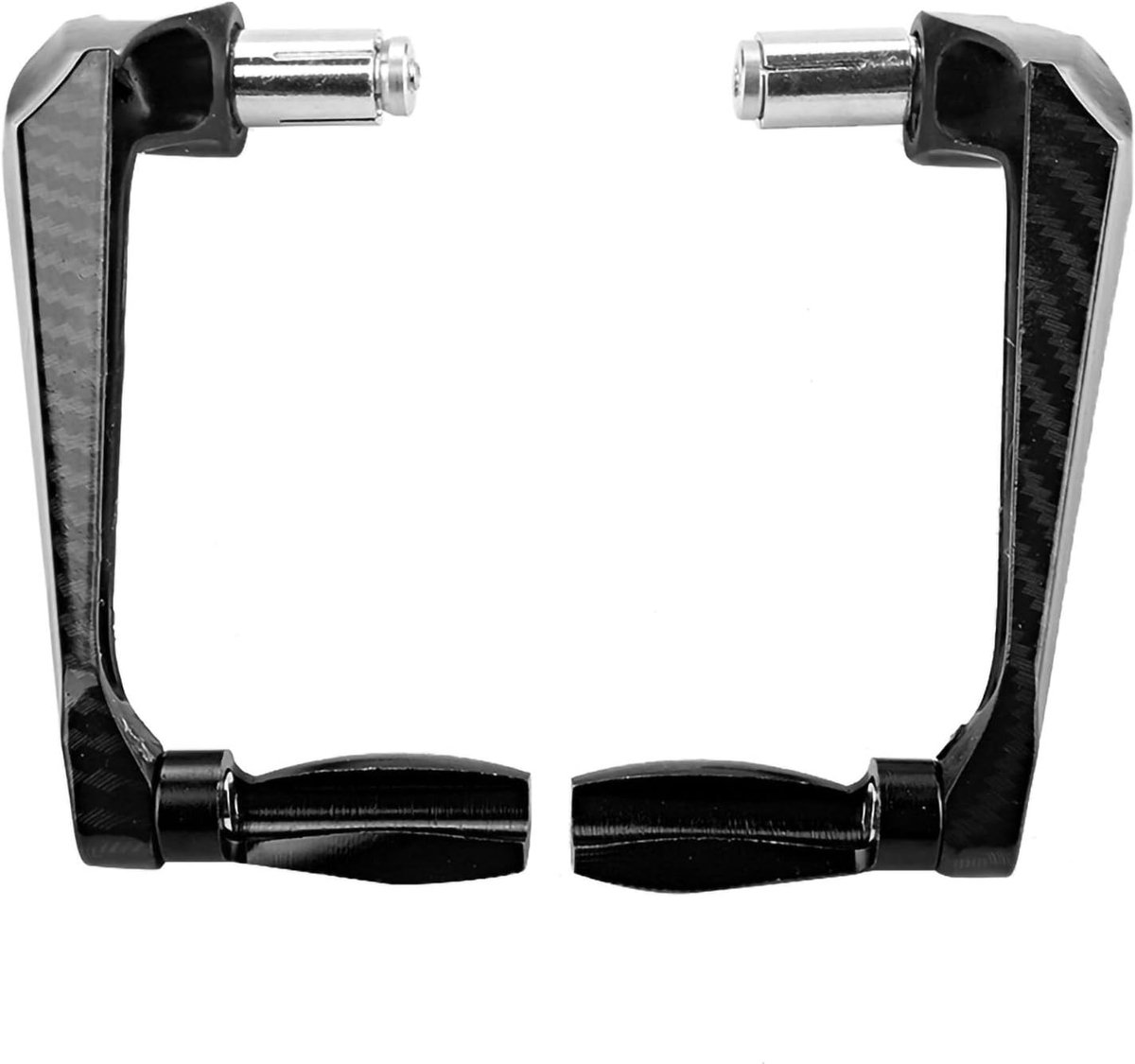 hefboombescherming, 7/8 inch motorfiets rem, koppelingshendel bescherming lever guard universele aluminiumlegering motorfiets stuur rembescherming (zwart)