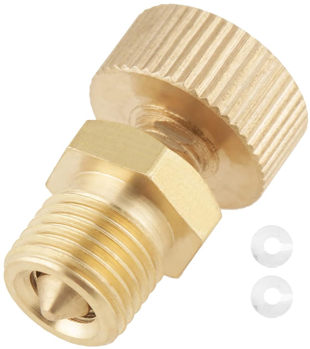 Messing Ontluchtingsventielschroef, 10 X 1 Mm Messing Ontluchtingsventielschroef Vervangende Accessoires voor Hogedruk Elektrische, Machineschroeven