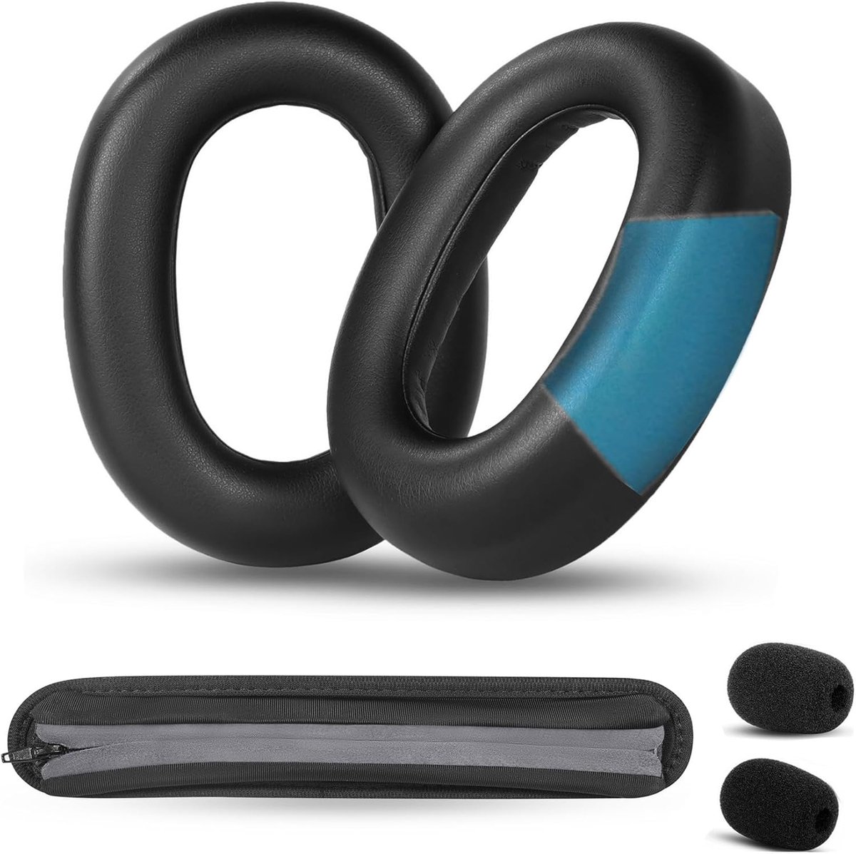 Oorkussens Cover Kussens Compatibel met Jabra Evolve2 85 UC/Evolve 2 85 MS Draadloze Headset Vervanging Hoofdband Kussens (Niet geschikt voor Elite 85H)