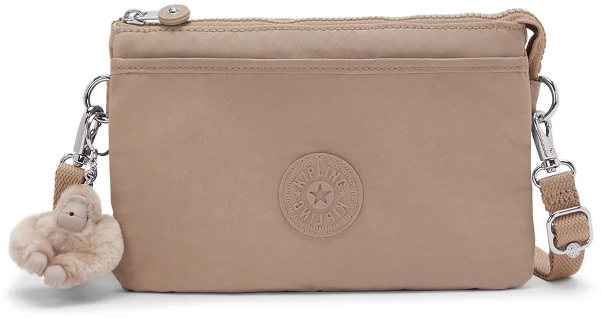Kipling Riri Schoudertas Beige Man