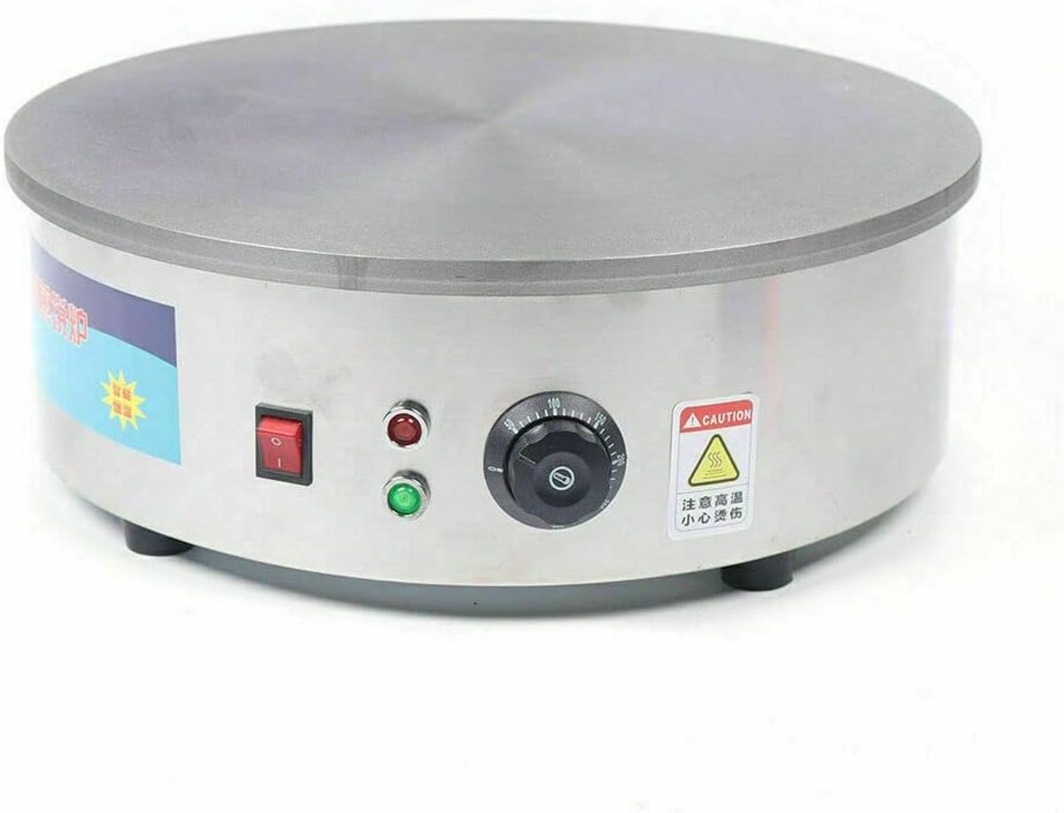 Crêpe Maker met 2800 W Gasplaat Gastro-Crêpes Maker, IJzer Gas Crêpes Pannen Plaat Crêpes Maker, Gezondheids- en Huishoudelijke Crêpe Maker