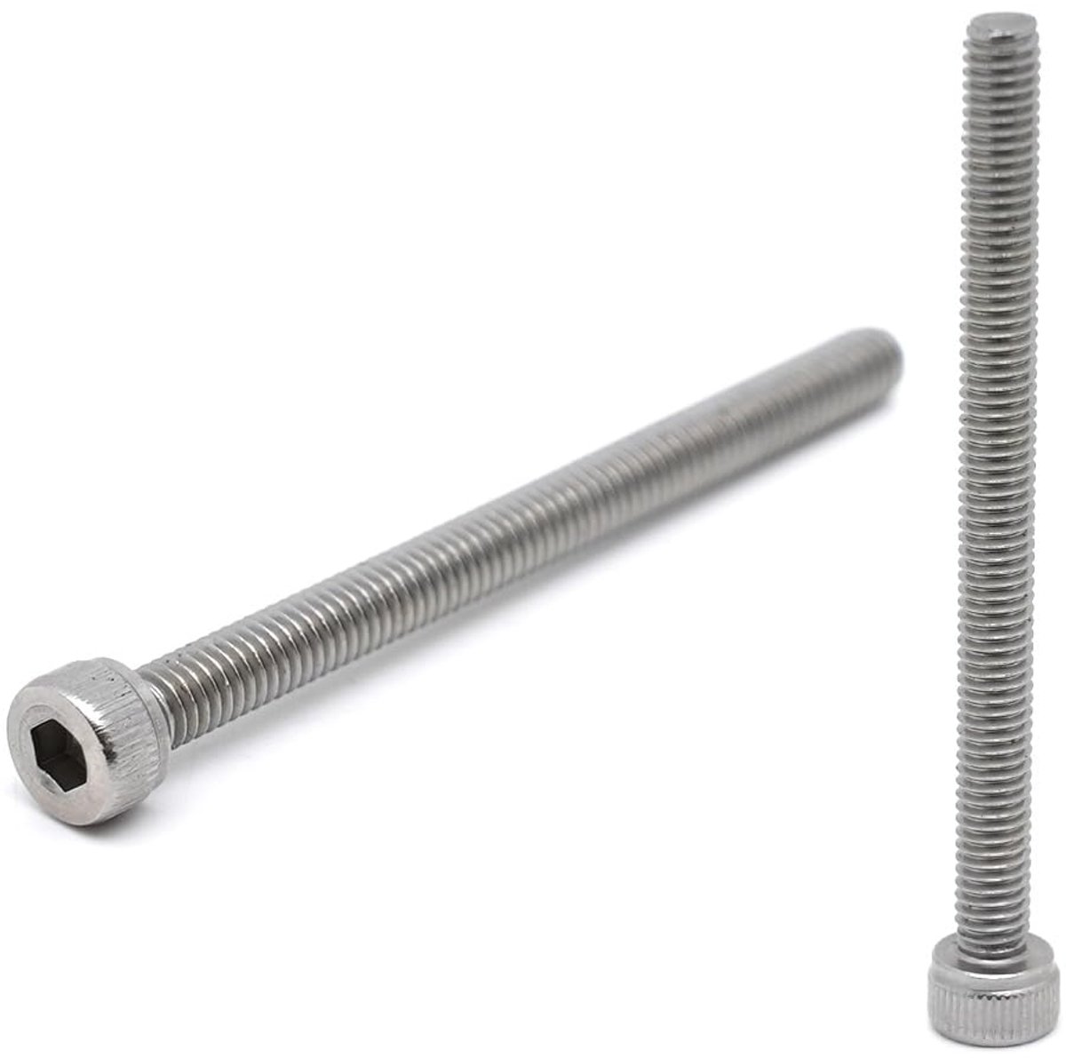 10 x BTR roestvrijstalen schroeven M4 x 50 mm – CHC-schroeven van roestvrij staal A2 inbusschroeven cilinderkop – DIN 912 ronde kop voor sluitring en moer