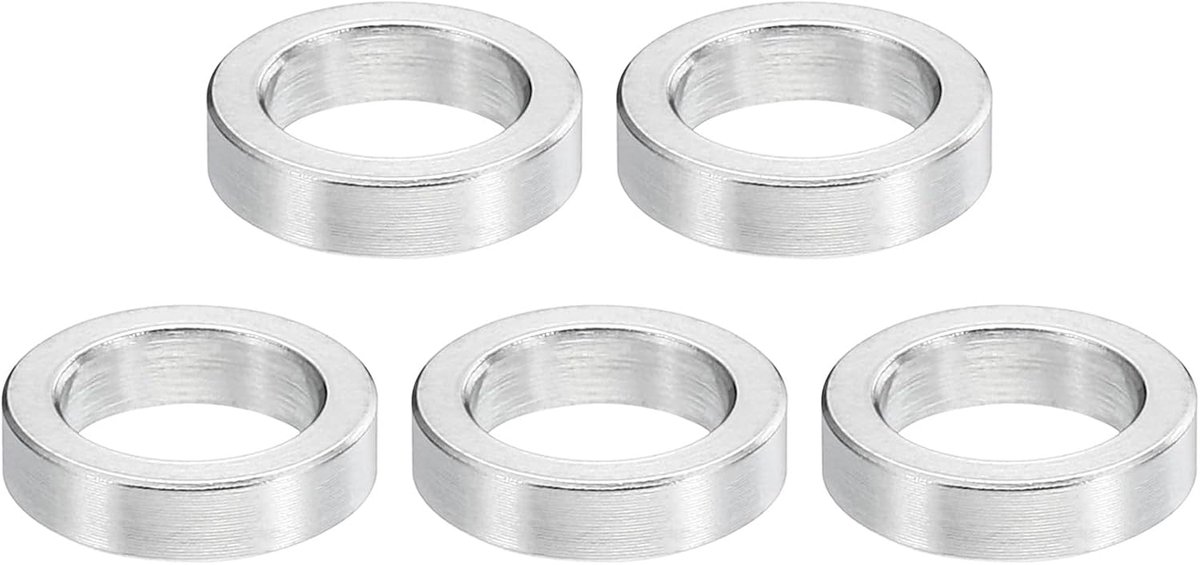 M8 roestvrijstalen afstandhouders, 5 stuks metalen afstandhouder roestvrij staal 8,2 mm ID x 12 mm OD x 3 mm L roestvrijstalen afstandhouder schroef afstandhouder voor 5/16 inch of M8 schroef