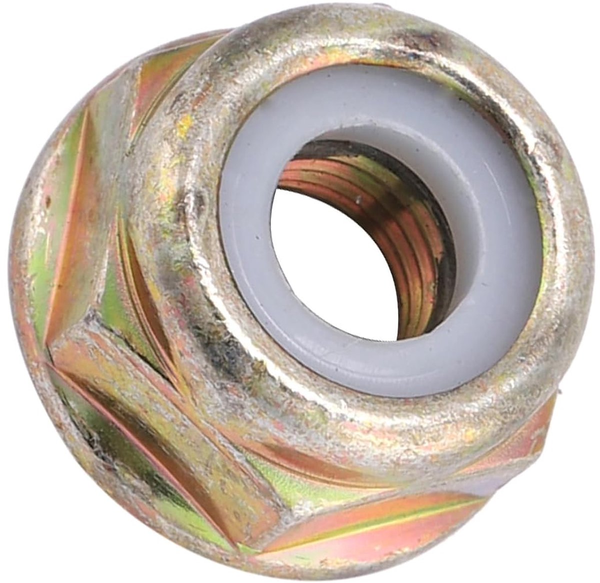 M10x1.25 Mesmoer met Linkse Draad, Vervanging van Gouden Metalen Moer voor Trimmer-bosmaaier, Zeer Praktisch Accessoire, Geschikt voor Verschillende Trimmers met