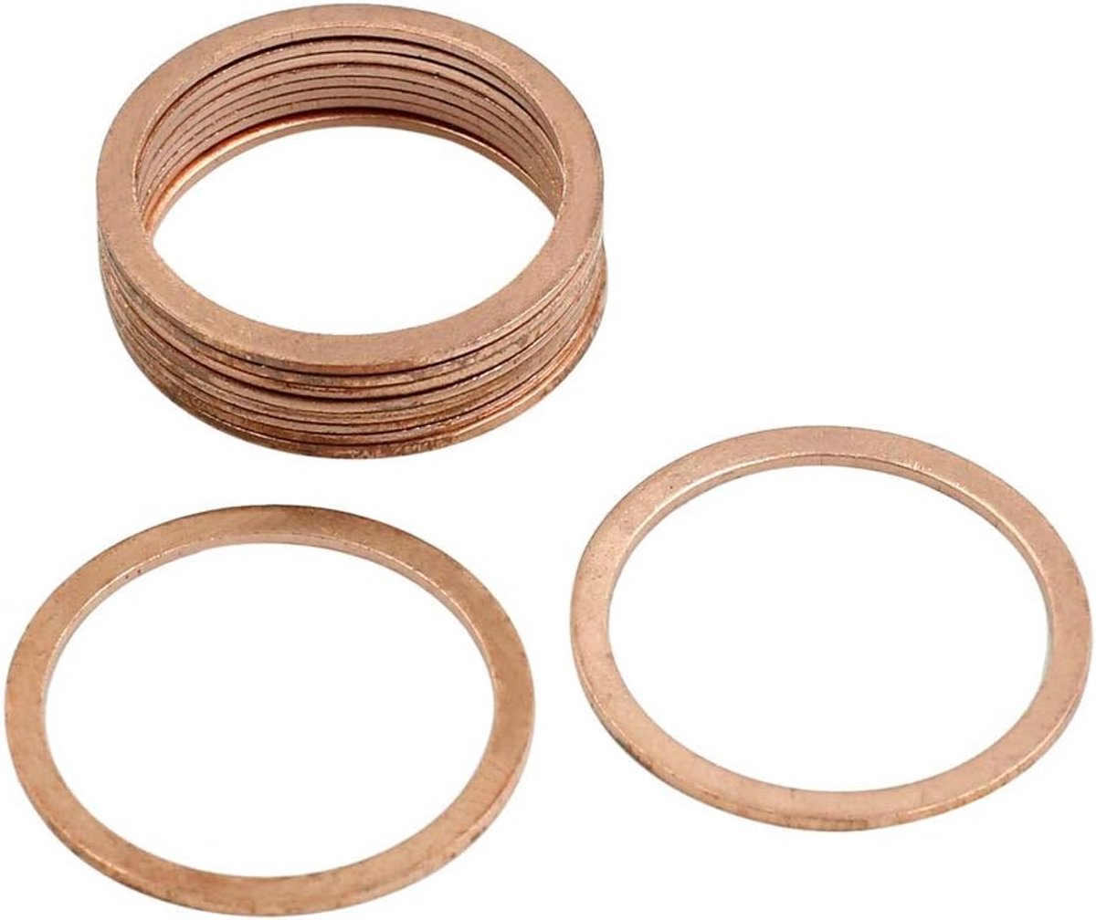 Map 10 stuks 25 mm binnendiameter sluitring koperen afdichting auto