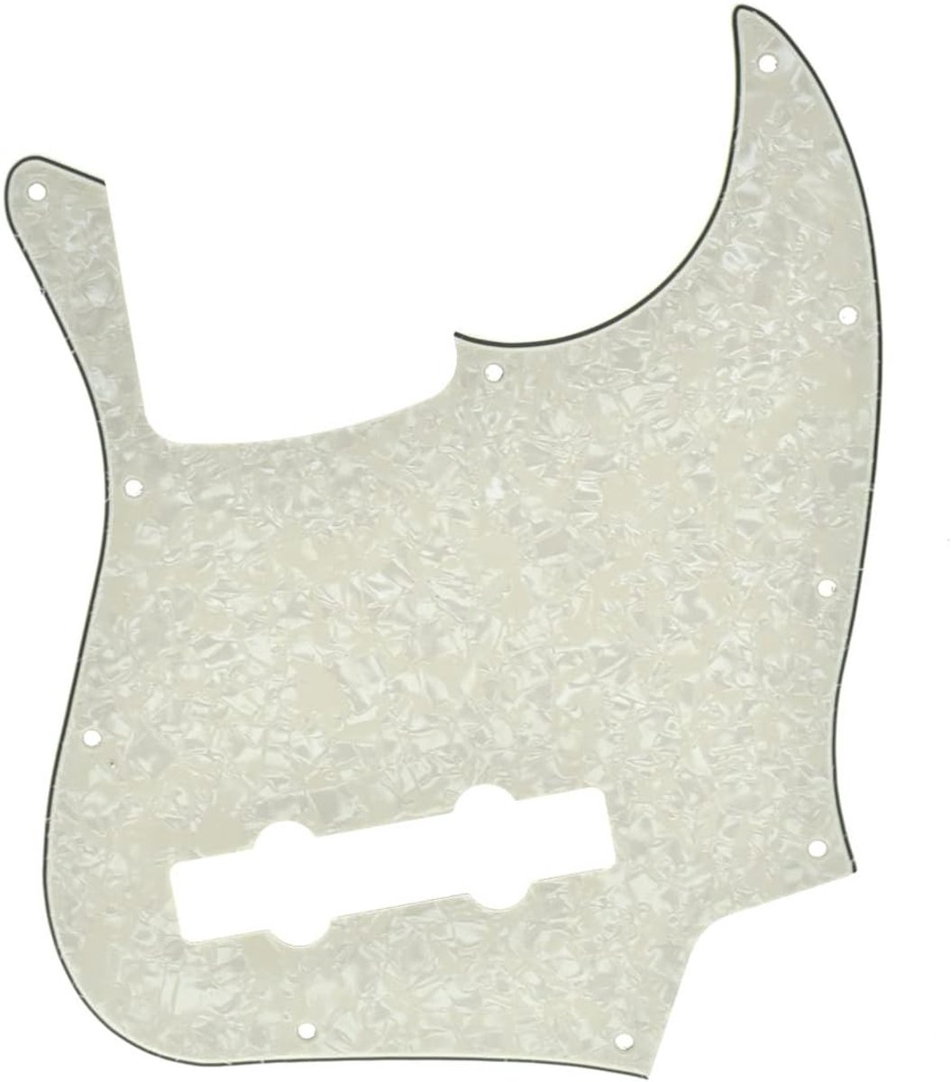 5 String Jazz Bass Pick Guard J Bass Scratch Plate voor USA/Mexicaanse Fender 5 String Jazz Bass Aged Pearl