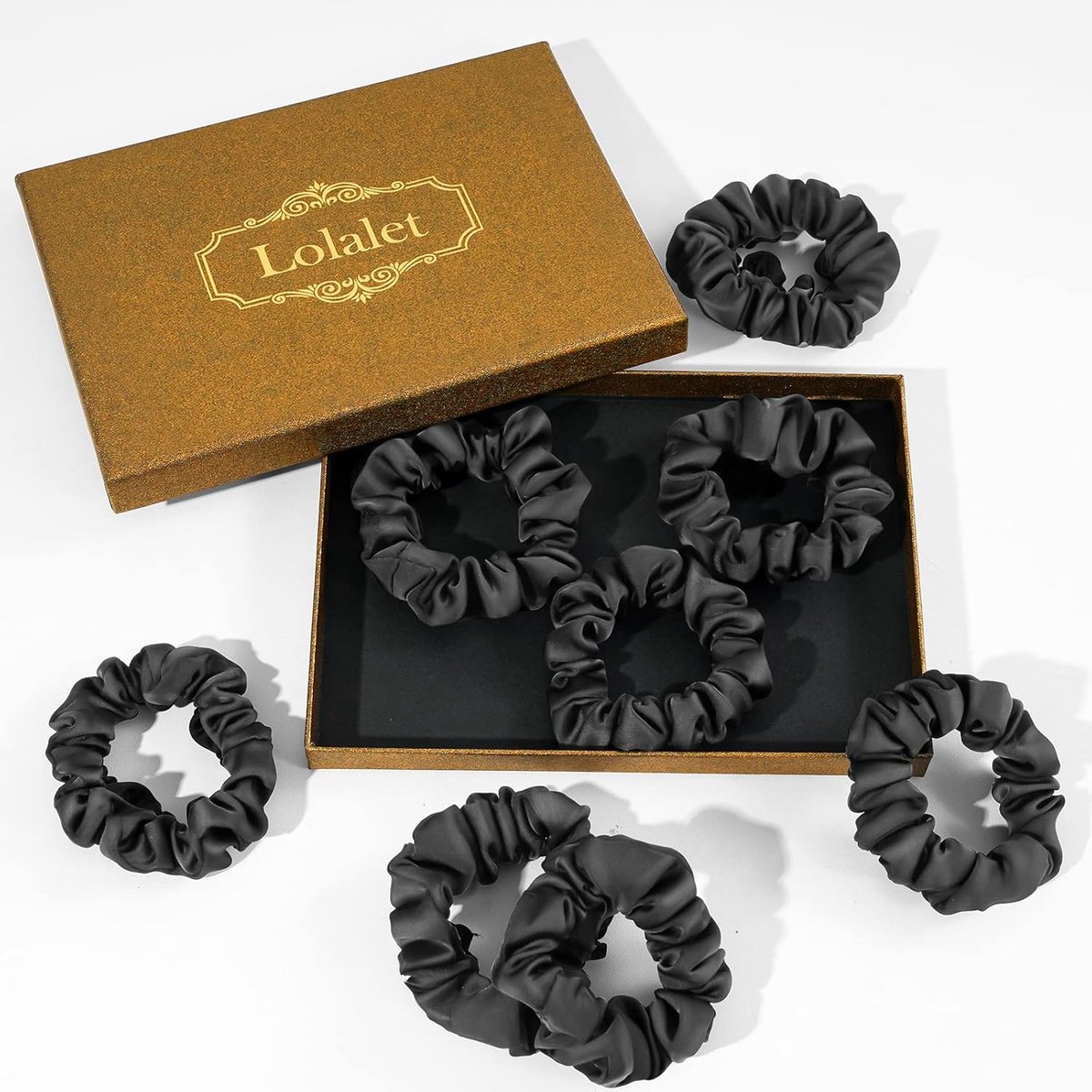 Haarscrunchies satijn - zachte haarbanden voor dames - schattige paardenstaart houder - beschermt je haar - SnelShoppen