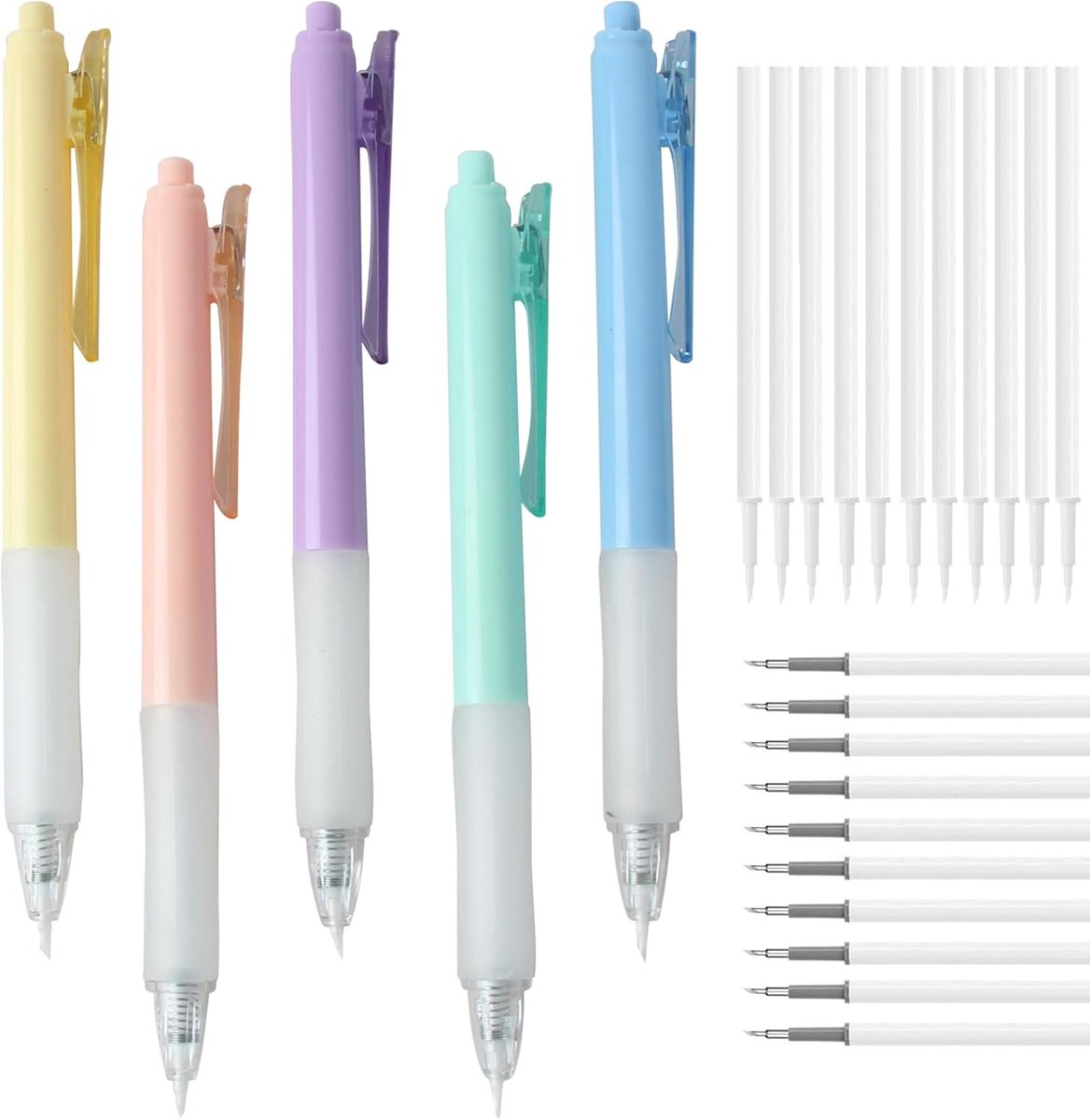 Papercutting pen 5pcs - 14 cm - met 20 vervangbladen - ideaal voor knutselen - SnelShoppen