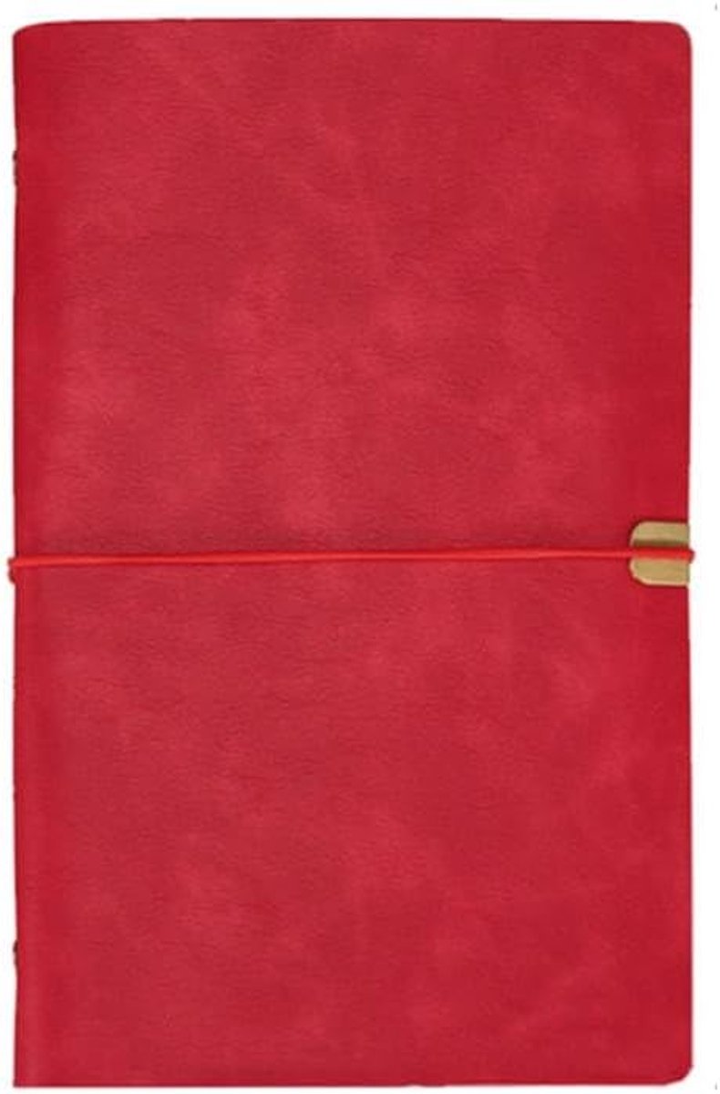 Notitieboek A6 - PU leer - 100 pagina's - Herbruikbaar en stijlvol - SnelShoppen
