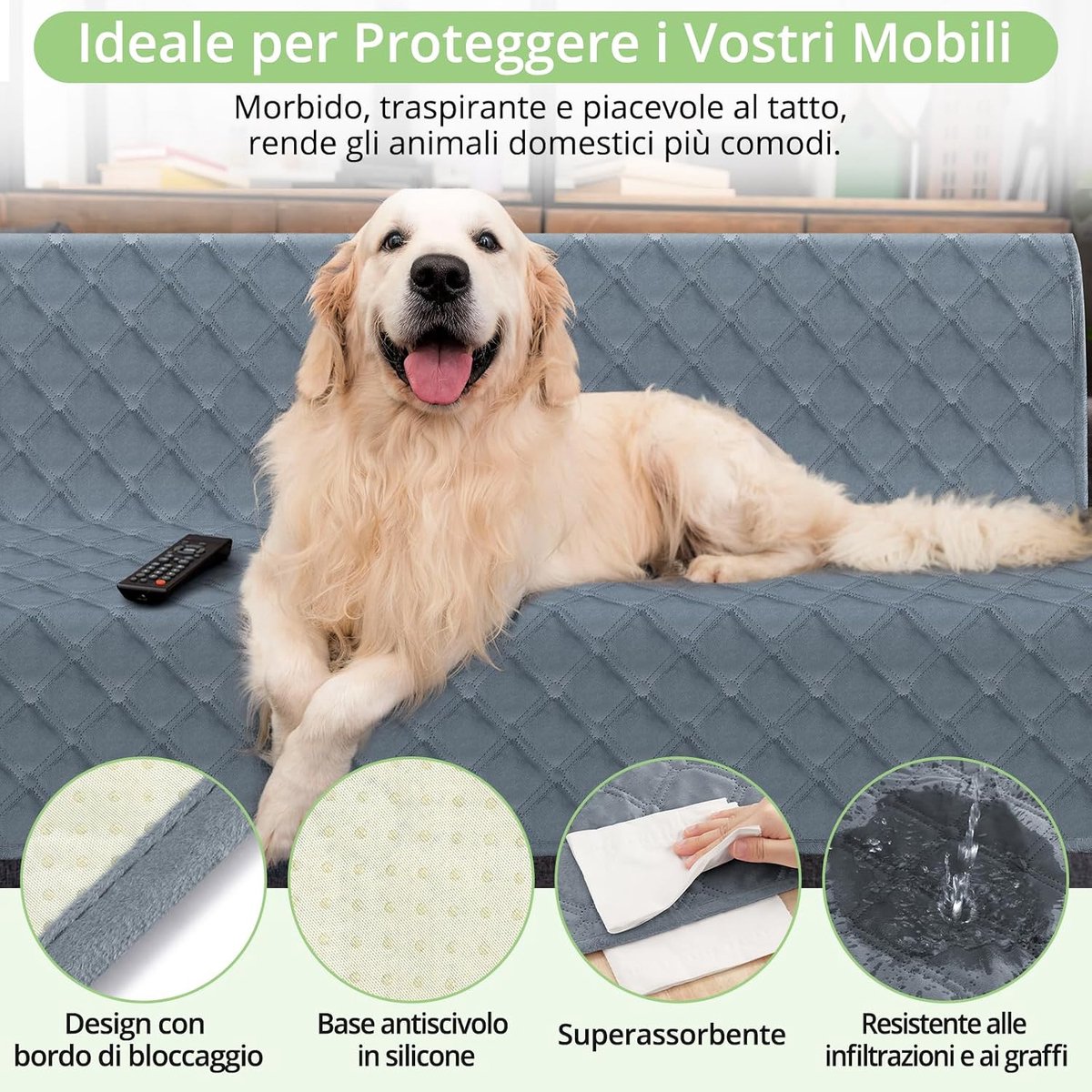 oppervlak waterdichte bodem hondenbed hoes huisdier deken bank meubelbeschermer voor kinderen kinderen hond kat (137 x 208 cm)