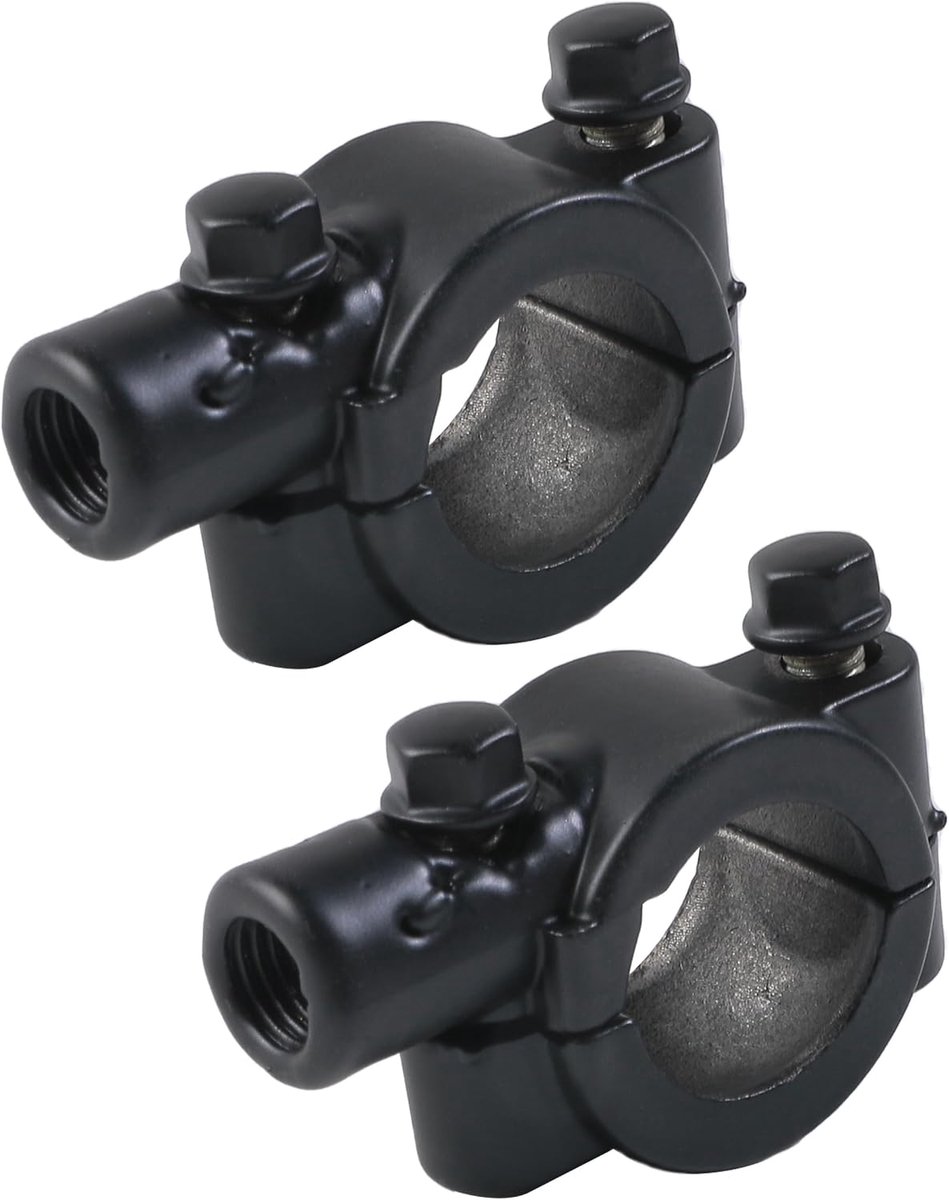 Spiegels en accessoires voor motorfiets, stuurhouder, geschikt voor motorfietsen, elektrische voertuigen, terreinvoertuigen (10 mm)