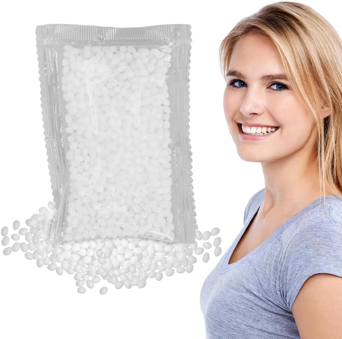 150 g tijdelijke tandreparatiekralen, tandreparatieset, tandvulmateriaal voor vullingen, holle ruimtes en gebroken tanden, Aab, M