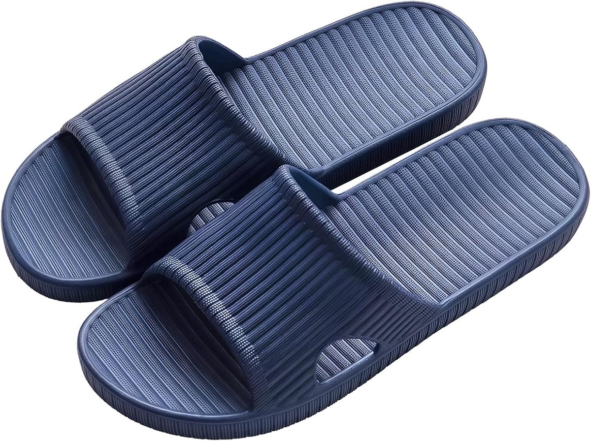 sandaal voor vrouwen mannen, doucheslippers glijsandalen open teen badkamer strand indoor huis zwembad tuin