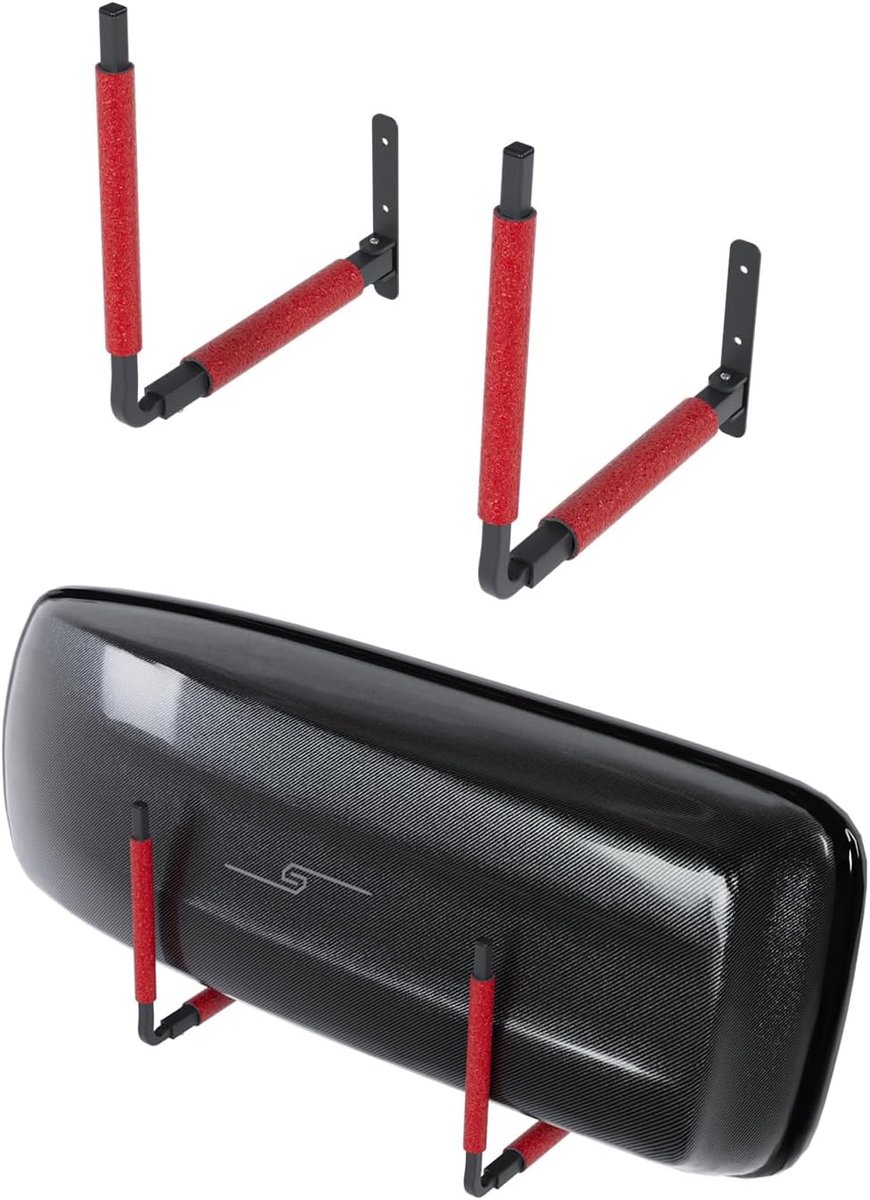 Wandbeugel voor dakkoffer 33-57 cm - Poedercoated staal - 40 kg draagkracht - Ideaal voor opbergen - SnelShoppen