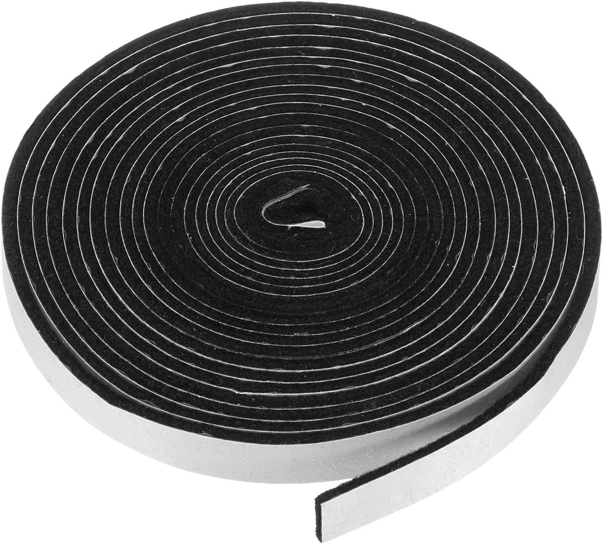Afdichtingen voor rokers 14FT 1/2" x 1/8" hogetemperatuur grill afdichtingsband vervanging hoge temperatuur BBQ-afdichting rookband zelfklevend vilt