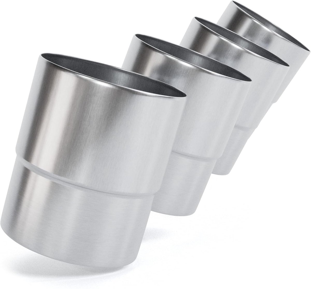 greate 2 stuks valpijp adapter 100 mm van titanium zink afvoerbuisconnector | Steekmof DN 100 voor valbuizen met een diameter van 100 mm - regenpijp zink titaanzink voor dakgoten drainage