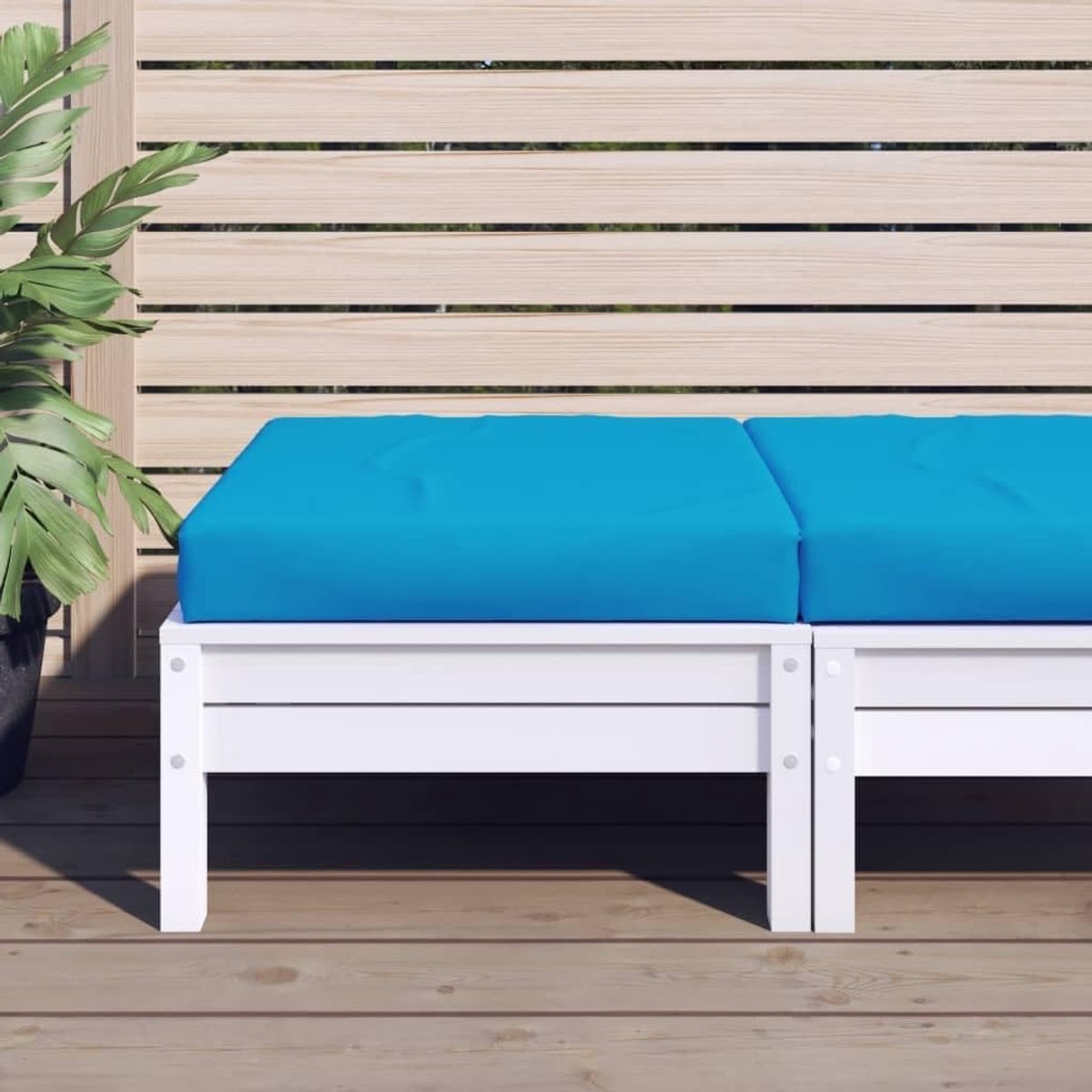 palletkussens van waterafstotend Oxford-weefsel met zachte schuimvulling voor optimaal zitcomfort, geschikt voor tuinmeubelen, krukken en als decoratief