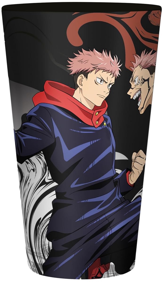 KAISEN - Large Glass - - Itadori vs Sukuna -