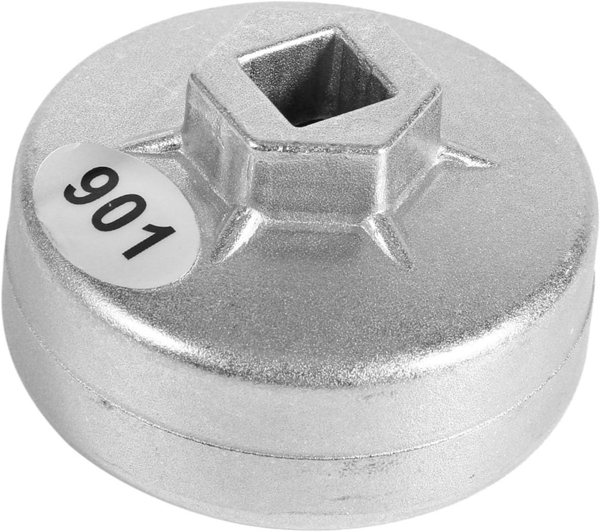 Veiyi 901 oliefiltersleutel, 65 mm, 14 groeven oliefilter, aluminium oliefiltertang voor het verwijderen van schroeffilters