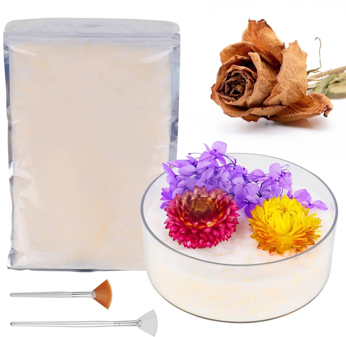 700g voor het drogen van bloemen, Silica kieselgel drogend middel Droogmiddel Silicagel kopen Silicagel pakketten Silicagel verpakkingen Bloemen droogmiddel Droogzout voor bloemen
