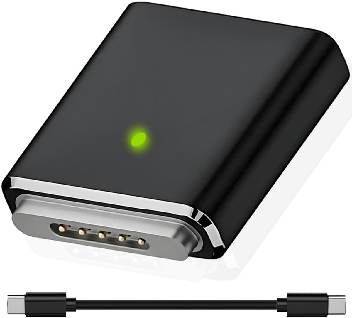 USB C naar magnetische 3-oplaadadapter 240 W Type-C vrouwelijk naar Mag-safe 3 mannelijk oplaadadapter voor MacBook Pro 2023 BookAir 2022 BookPro 2021