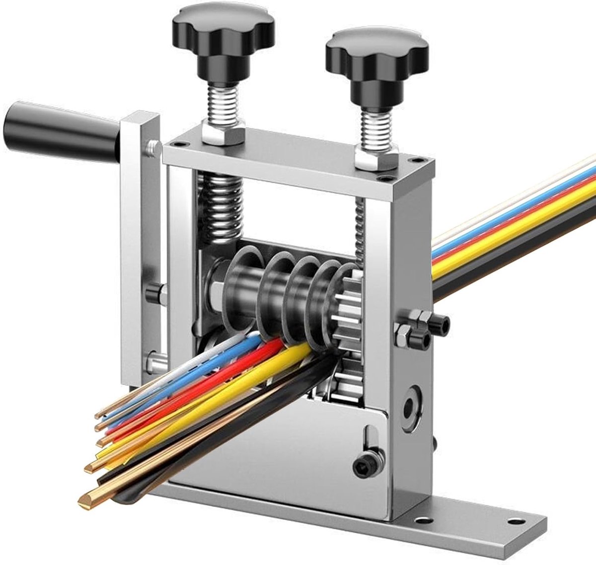 kabelschilmachine, kabelstripper voor 1-17 mm kabel, kabelstripper, kabelstripper, kabelstripper, kan 5 draden tegelijkertijd strippen, kabelontmanteler voor afvaldraad, eenaderige draad