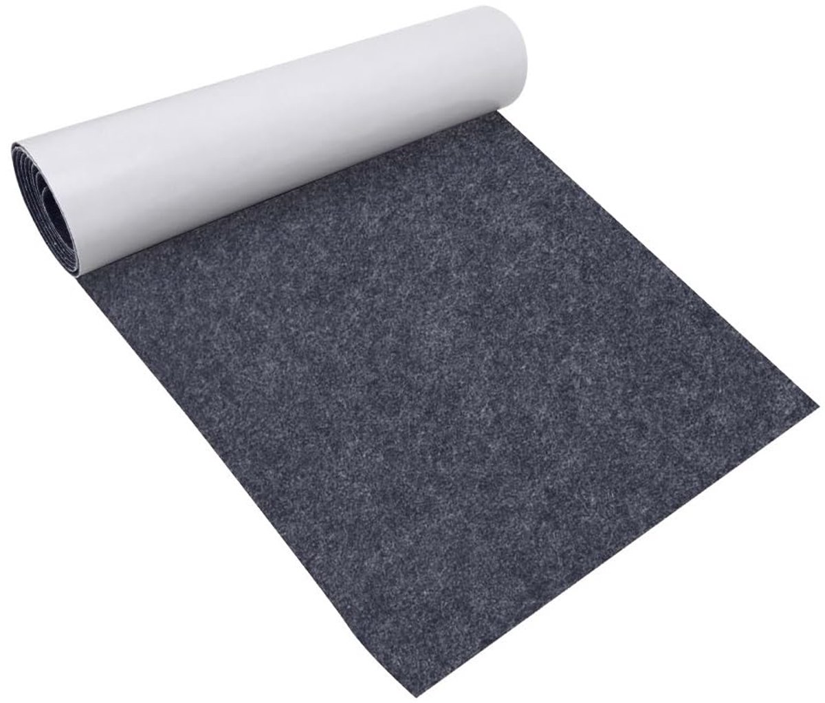 Vilt, zelfklevend, per meter, 40 x 220 cm, zelfklevende vilt, viltrol, zelfklevend, multifunctionele lijm, kleefvilt voor meubels, doe-het-zelf box liner, bekermat, fotolijst, 3 mm dik