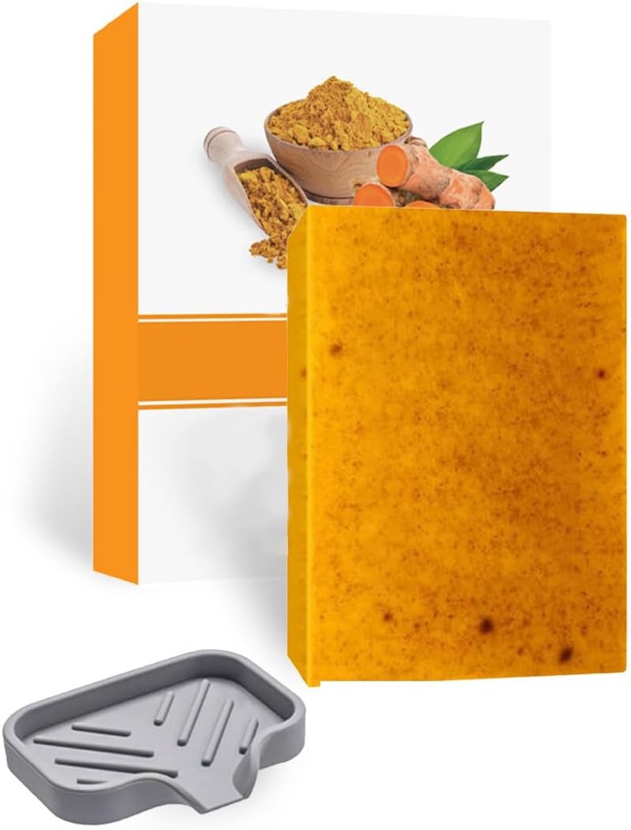 Zeep met Kojic zuur & Vitamine C, dieptereiniging & hydraterende gezichts- en lichaamszeep, 2 x 100 g