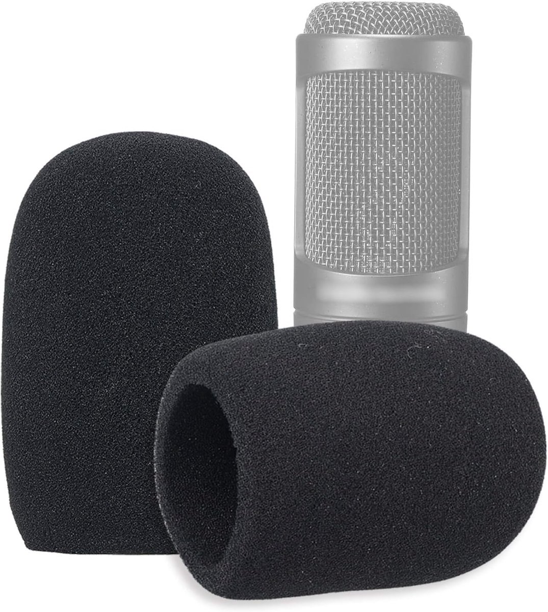 Voorruit Foam Cover, Voorruit Pop Filter voor Audiotechnica AT2020 Condensator Studio Microfoon (2 PACK)