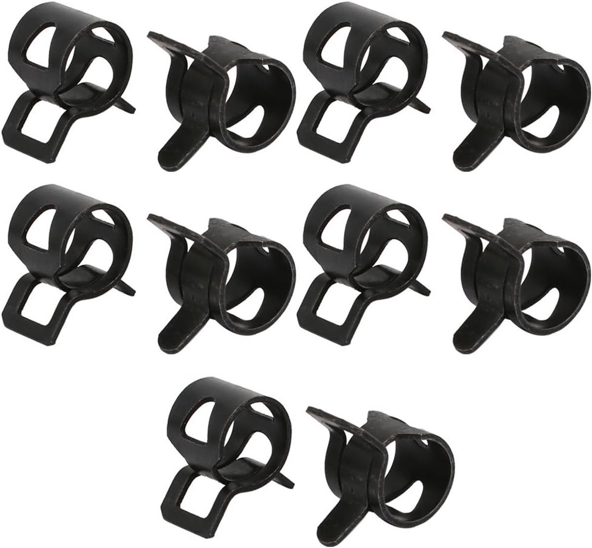 sourcing map 10 stuks 8mm slangklem veerbandklem buisklem slang klem clip DE