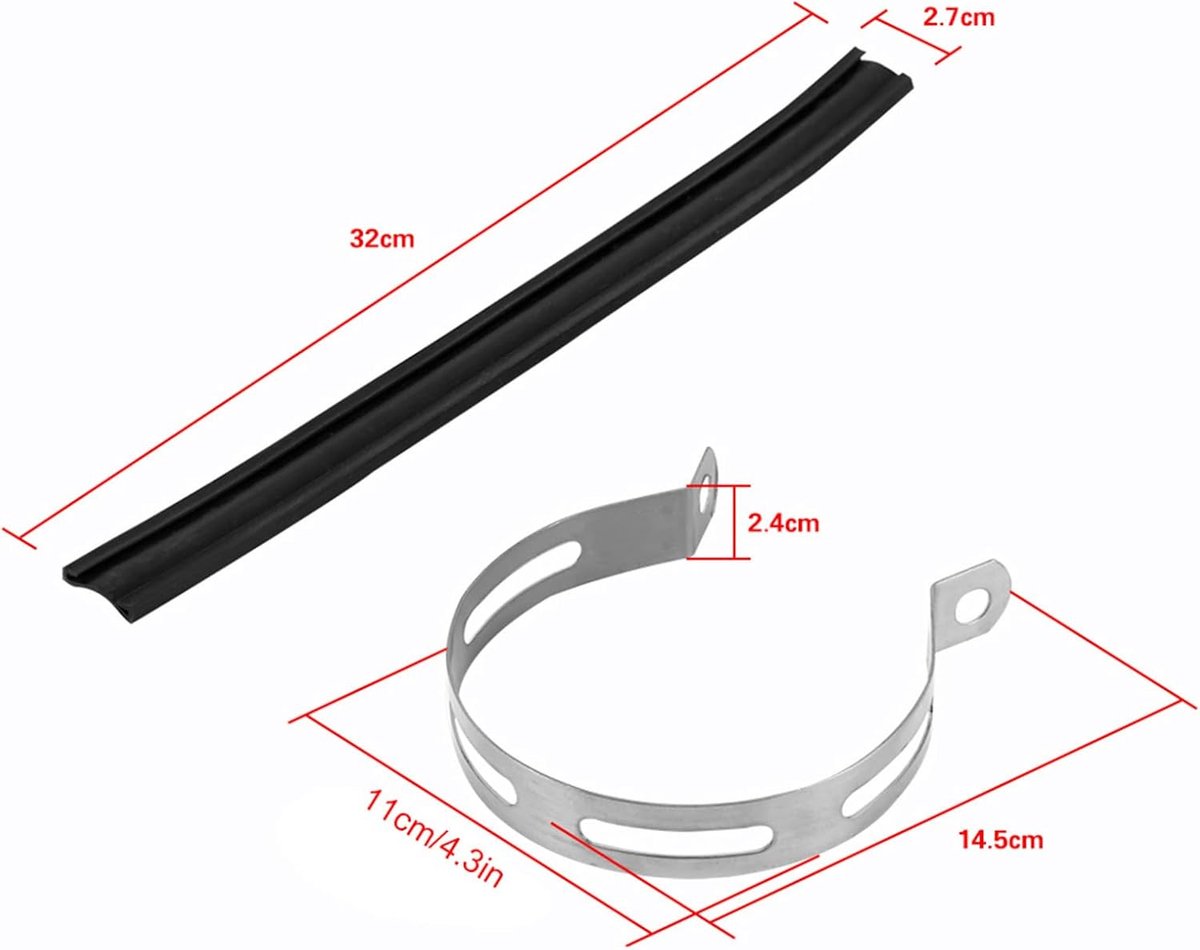 Hanger Mount Bracket, Universele Motorfiets zeshoek Uitlaat Muffler pijp Hanger Mount Bracket