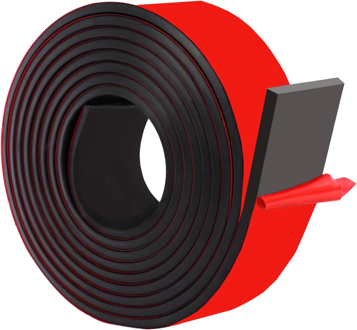 Rubberstrips, zelfklevende neopreenmatten, rubbervellen, massieve rubberprofielen voor doe-het-zelf afdichting, bekleding, vloerbedekking, 50 mm (b) x 3 mm (d) x 3 m (l)