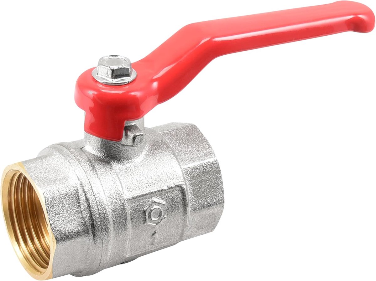 T571443 Kogelkraan 1 inch IG m/c, hendelgreep | Bedrijfsdruk: max. 25 bar, met aluminium hendel, bedrijfstemperatuur: -20 °C tot +110 °C, waterkraan voor de tuin