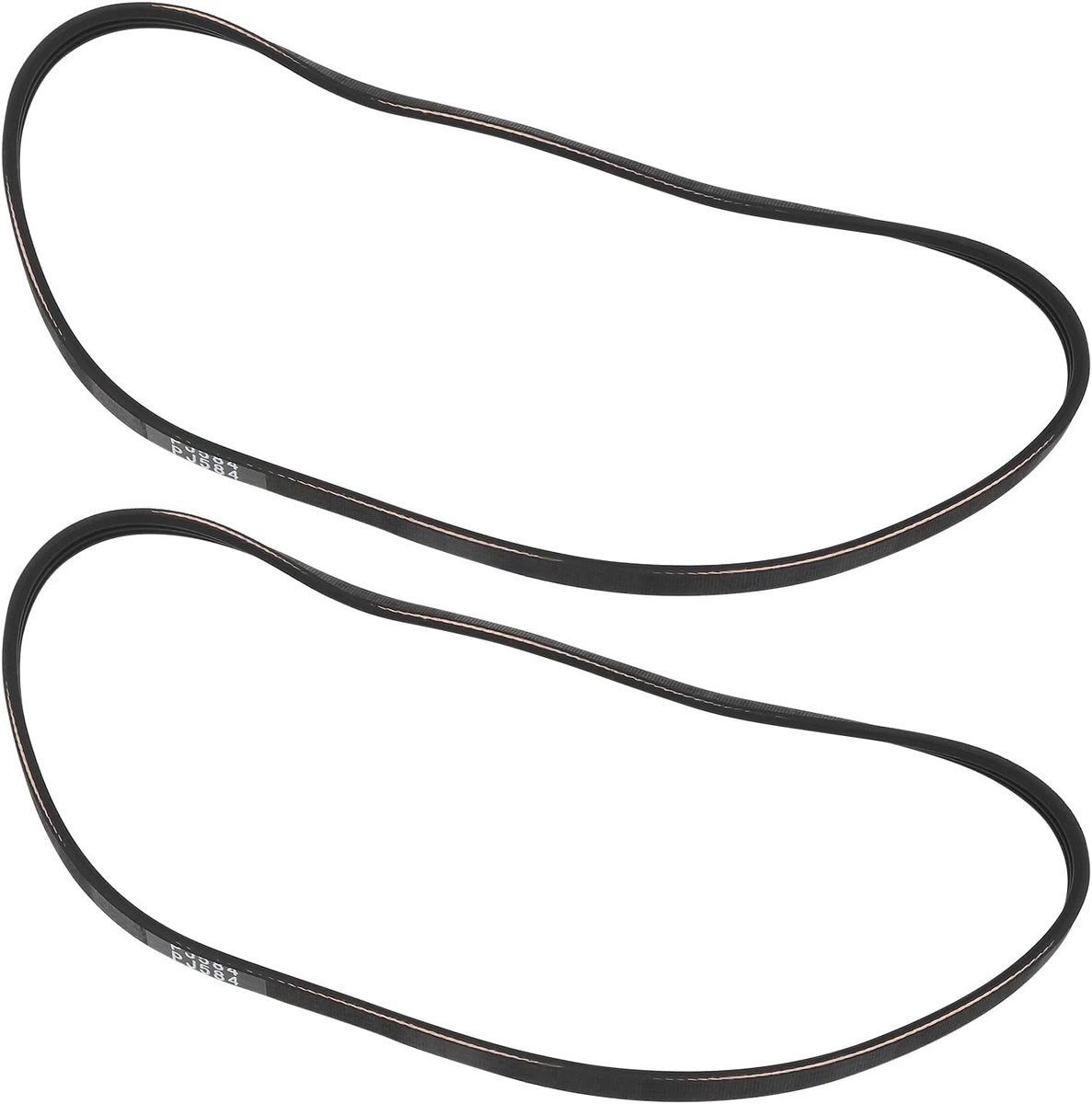 2 stuks 230J3 rubberen poly V-riem 3 ribben PJ V-gegroefde riem 8 mm breedte 584 mm lengte voor veel industriële machines en apparaten, industriële transmissie aandrijfriem