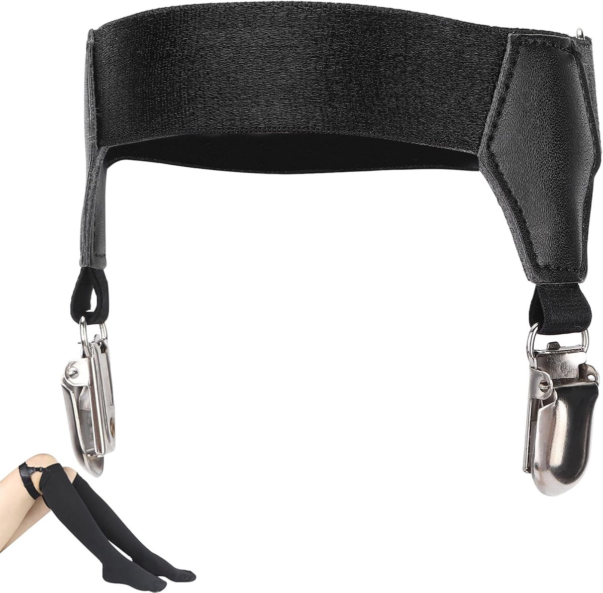 metalen verstelbare sokbretels Houders Eendenbekgesp Antislipclips voor dames en meisjes