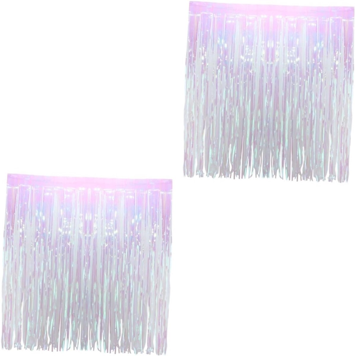 2 Stuks 1 Glanzende Feestdeurgordijnen Bruiloft Sieraad Folie Deurgordijn Gordijnen Met Metallic Folie Klatergoud Deur Gordijn Folie Gordijnen Metalen Deurgordijnen Pure Gordijnen